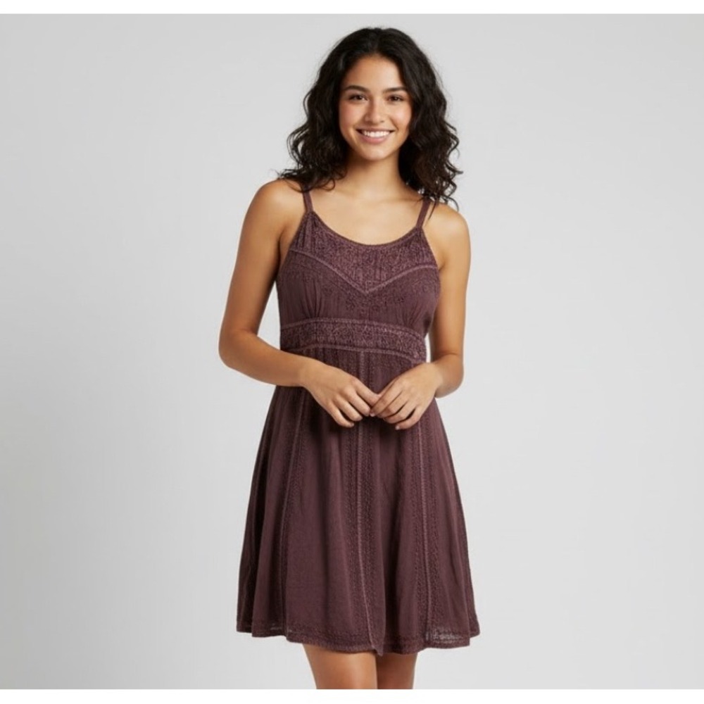 Sakkas Embroidered Bohemian‎ Mini Dress Strap Sm Boho Fairygoth Western